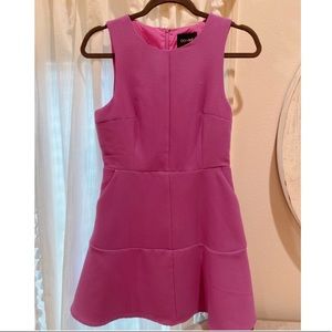 DO+BE purple A-line mini dress
